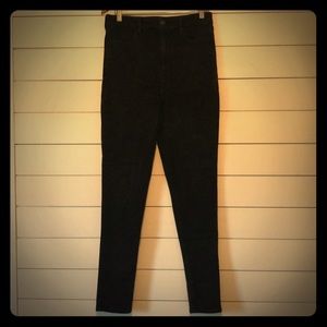AEO Curvy Highest Rise Jegging in Onyx, 12 long
